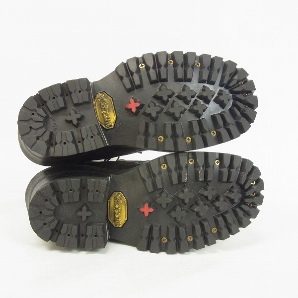 実際に弊社で買取させて頂いたWHITE'S BOOTS/ホワイツブーツ カスタム スモークジャンパー カイマン×バッファロー コンビ トリプルミッドソール 7.5Fの画像 2枚目