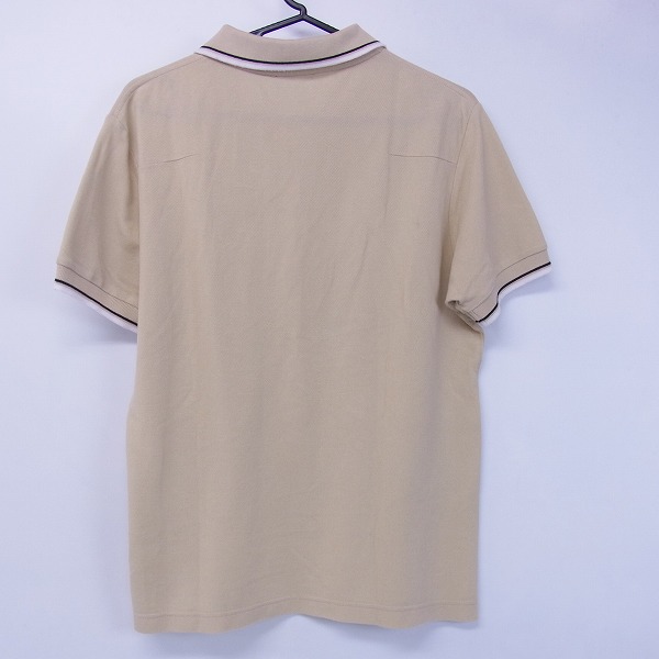 実際に弊社で買取させて頂いたDior HOMME/ディオール オム BEE刺繍/蜂刺繍 ポロシャツ ベージュ 46の画像 1枚目