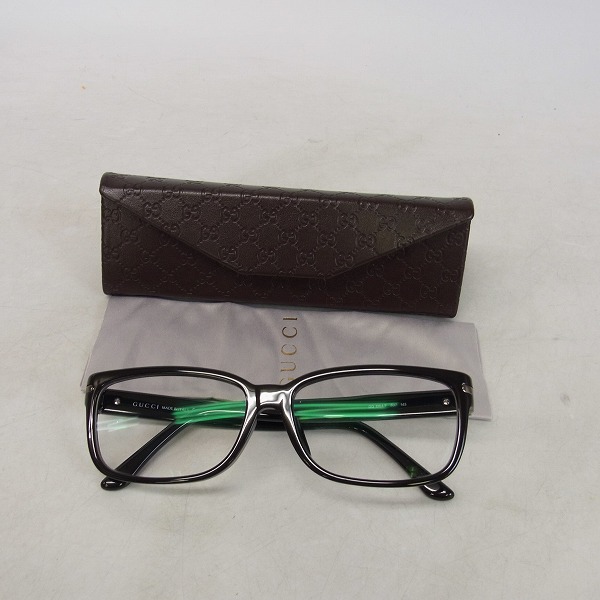 GUCCI/グッチ 黒縁 メガネフレーム GG1064/Fの買取実績