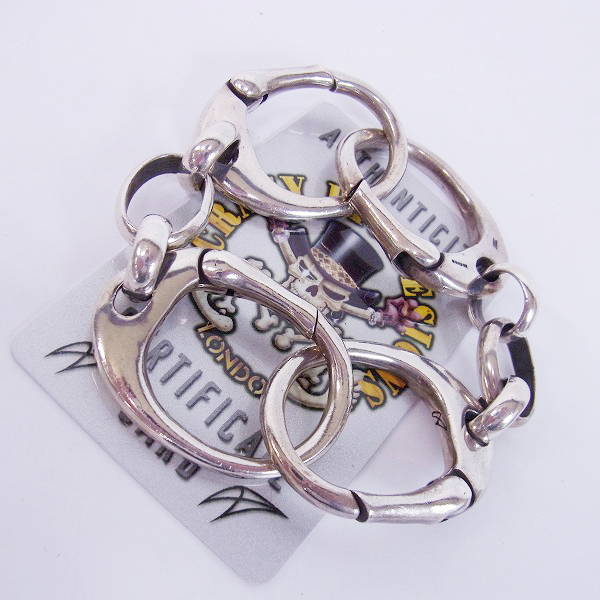 実際に弊社で買取させて頂いた【ギャランティ有】CRAZY PIG/クレイジーピッグ HAND CUFF ORIGINAL/ラージハンドカフリンクブレスレット #878