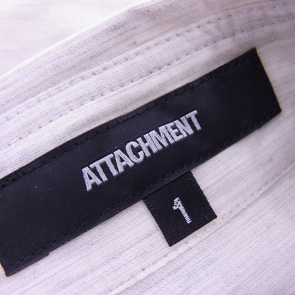 実際に弊社で買取させて頂いた【未使用】ATTACHMENT/アタッチメント シャンブレーローン レギュラーカラーシャツ AS61-236/1の画像 2枚目