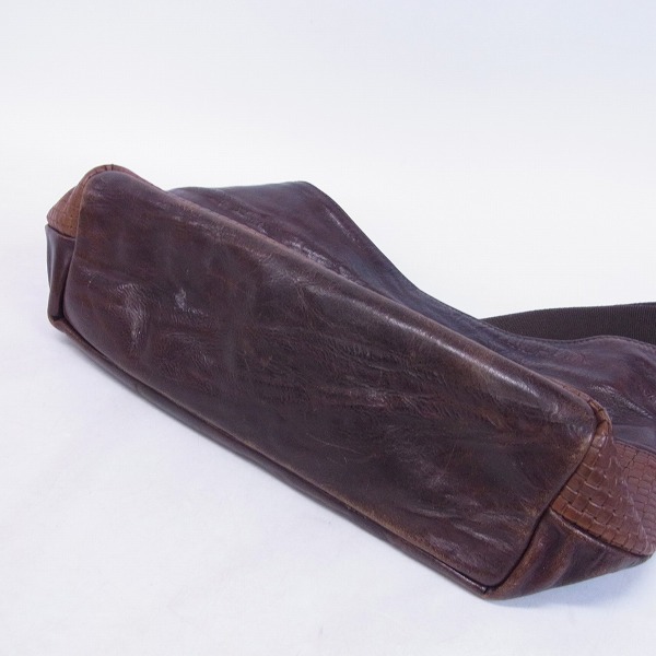 実際に弊社で買取させて頂いたDaniel&Bob/ダニエル&ボブ JASMINE(S)/ミニジャスミン レザーショルダーバッグ 型押しの画像 2枚目