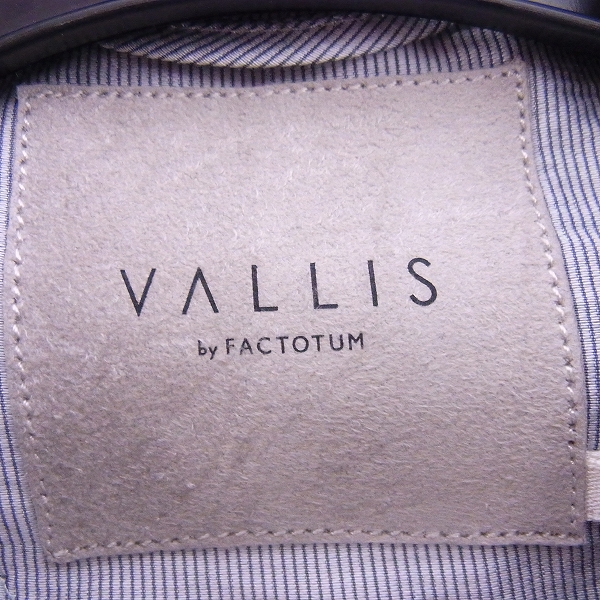実際に弊社で買取させて頂いたVALLIS by FACTOTUM/ヴァリス バイ ファクトタム テーラードジャケット/44の画像 2枚目