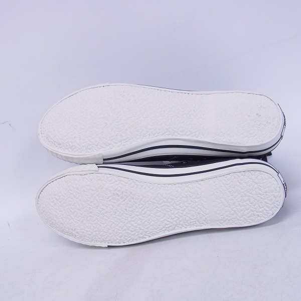 実際に弊社で買取させて頂いた【未使用】BURBERRY BLUE LABEL/バーバリーブルーレーベル キャンバス ハイカットスニーカー 黒/3 の画像 2枚目