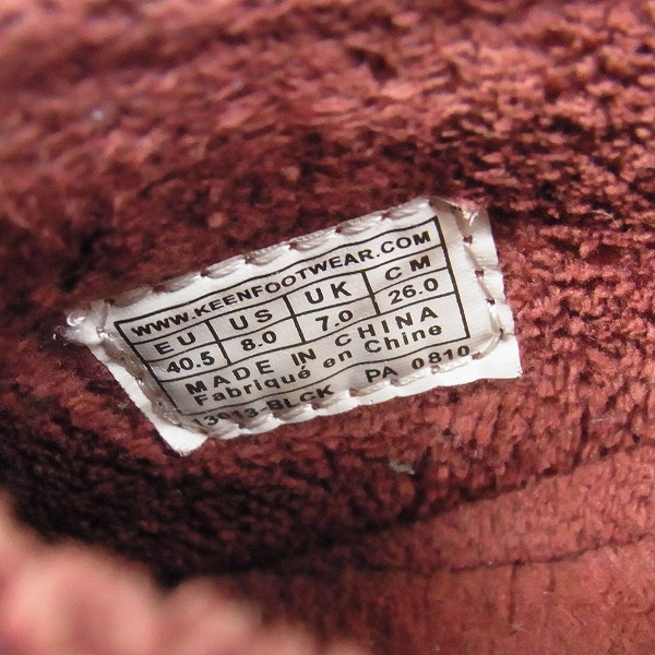 実際に弊社で買取させて頂いたKEEN/キーン SUN VALLEY/サンバレー ルームシューズ/26.0の画像 5枚目