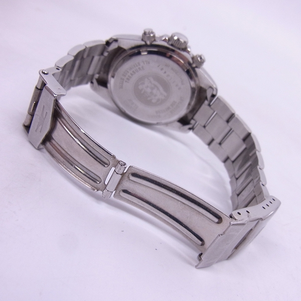 実際に弊社で買取させて頂いたELGIN/エルジン クオーツ腕時計 クロノグラフ/200ｍ FK-1120N-SL【動作未確認】の画像 2枚目