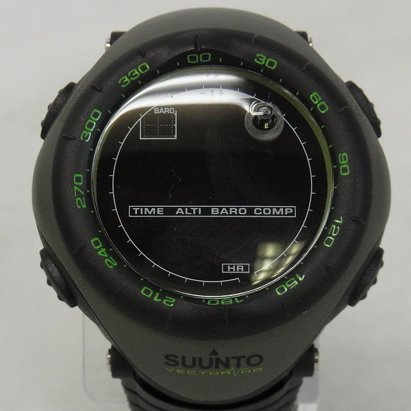 実際に弊社で買取させて頂いたSUUNTO/スント Vector HR Dark Green 腕時計/SS018730000【動作未確認】