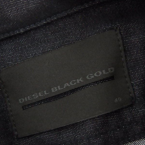 実際に弊社で買取させて頂いたDIESEL BLACK GOLD/ディーゼル ブラック ゴールド　デニムシャツ/46の画像 2枚目