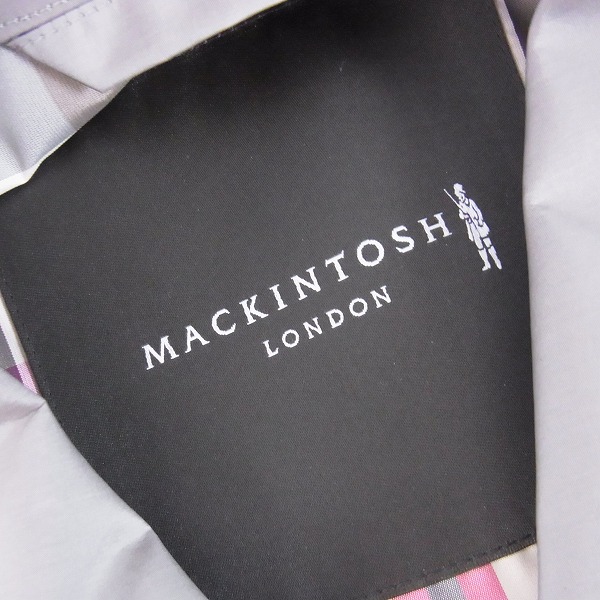 実際に弊社で買取させて頂いた【未使用】MACKINTOSH/マッキントッシュ DUNKELD/ダンケルド ナイロンポリエステルタフタ ステンカラーコート/38の画像 2枚目