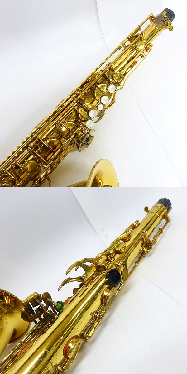 実際に弊社で買取させて頂いたSELMER/セルマー MarkⅥ/マーク6 テナーサックス 非対称彫刻有り アメセル シリアル20万台 S90 180 マウスピース付きの画像 3枚目