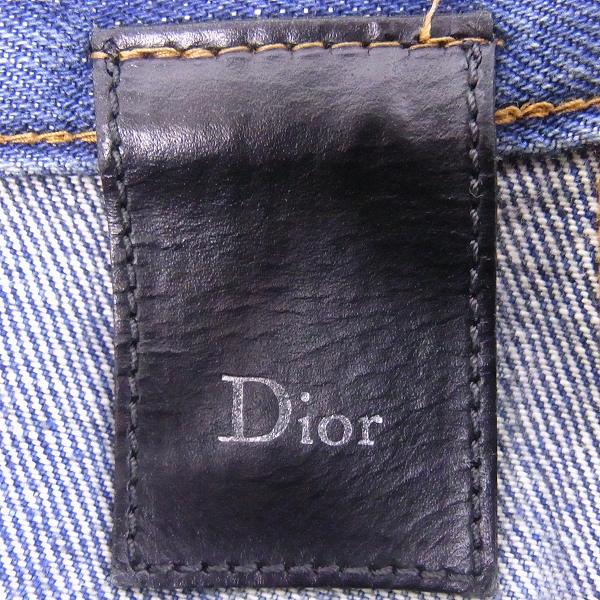 実際に弊社で買取させて頂いたDIOR HOMME/ディオールオム インディゴ/ウォッシュ加工 デニムパンツ 29の画像 4枚目