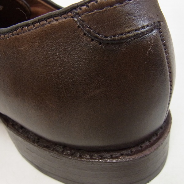 実際に弊社で買取させて頂いたAllen Edmods/アレン エドモンズ 5745  FIFTH AVENUE キャップトウ レザーシューズ 7Eの画像 6枚目