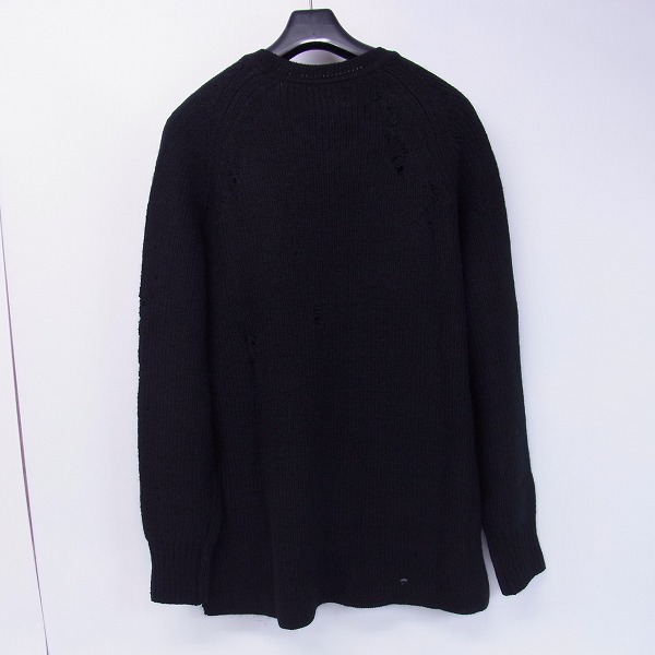 JULIUS/ユリウス 18AW Damaged Sweater ダメージ加工 ニット