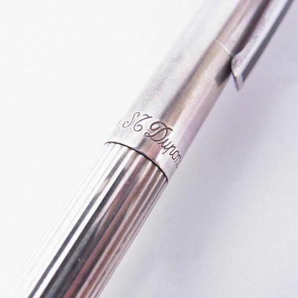 S.T.Dupont/デュポンボールペン 回転式ボールペン シルバー925の買取 